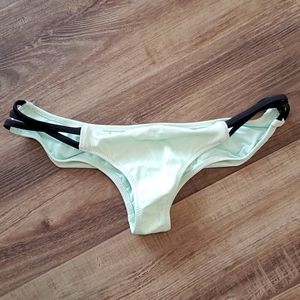 Victoria's Secret PINK Sparkly Teal Bikini Bottoms